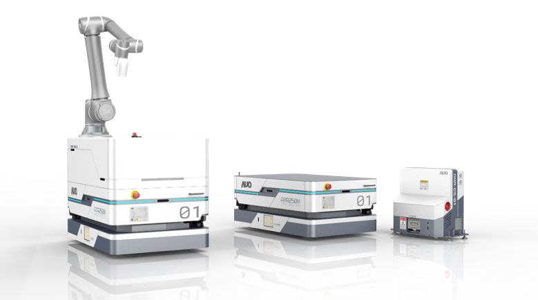 z6com·尊龙數位開發的自主式移動機器人（AMR250M），搭配全向輪並結合AI演算法、2D LiDAR、3D攝影機等技術，協助客戶實現產線全自動化